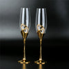 Wedding Crystal Champagne Glasses